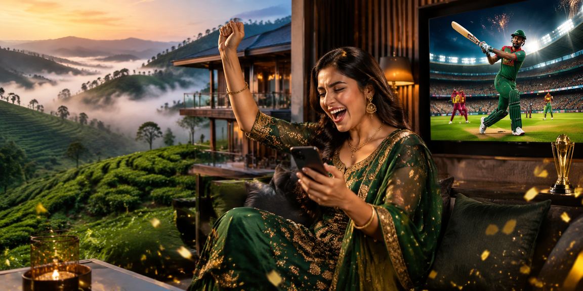 বান্দরবানের চা বাগানে ক্রিকেট বেটিং করছেন মোবাইল ব্যবহারকারী