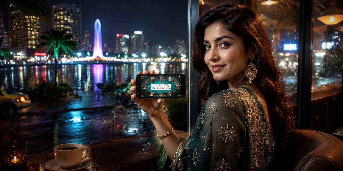 ঢাকায় টিন প্যাটি গেম খেলছেন মোবাইল ব্যবহারকারী