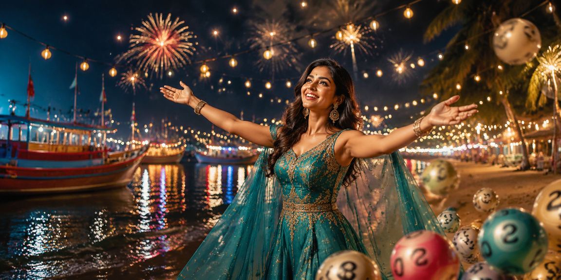 সেন্ট মার্টিন দ্বীপে সমুদ্রসৈকতে লটারি গেম খেলছেন পর্যটক